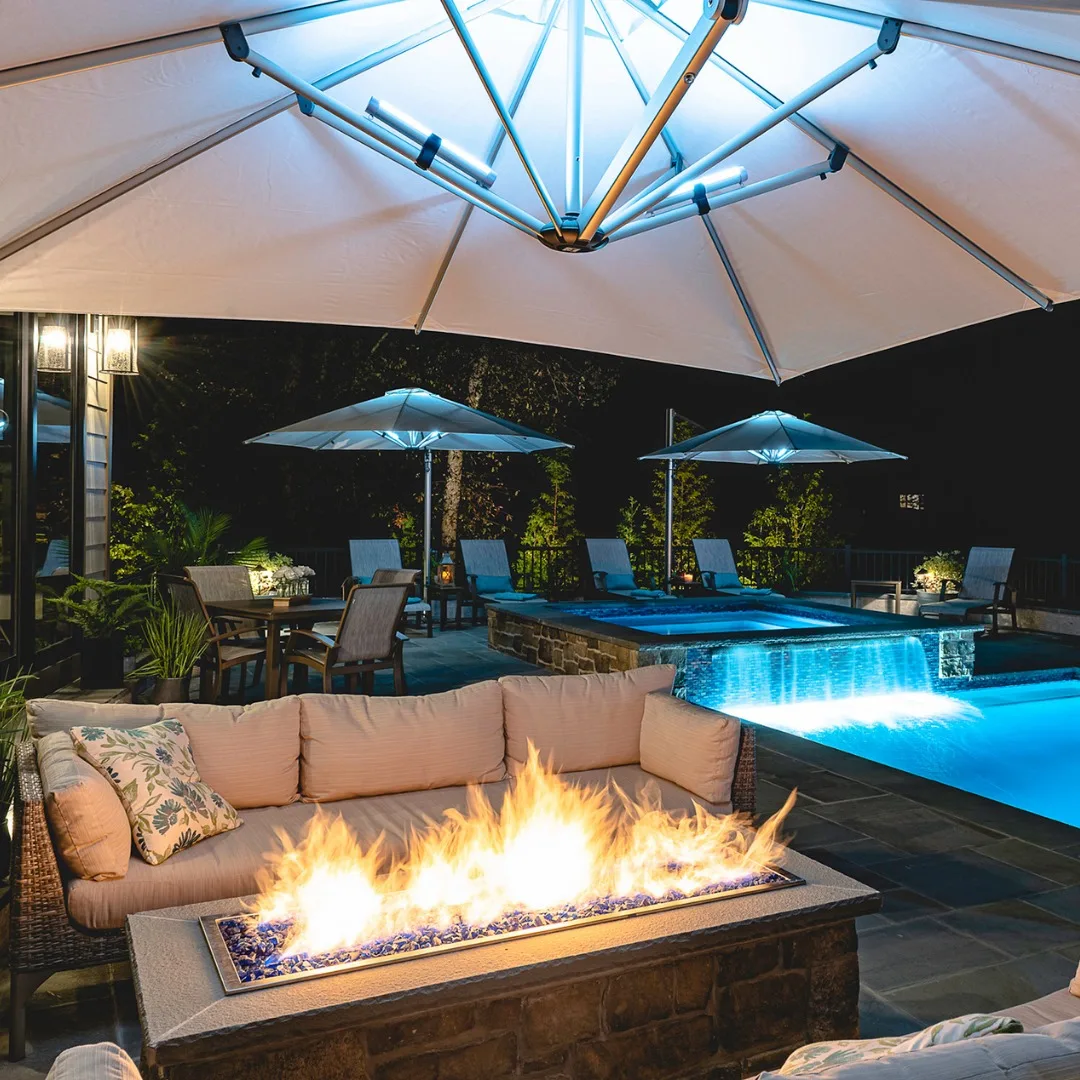 Parasol Clip On LED Lights