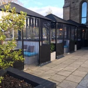 Centre Post Parasol - Cafe Series Cube