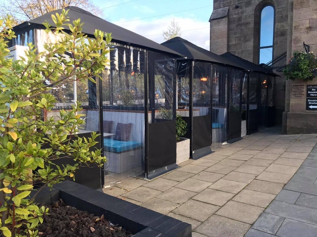 Centre Post Parasol - Cafe Series Cube