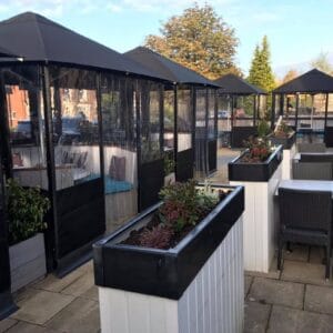 Centre Post Parasol - Cafe Series Cube