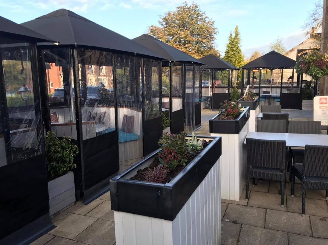 Centre Post Parasol - Cafe Series Cube