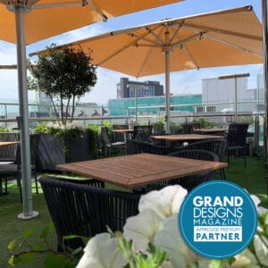 3.5m x 2.3m Rectangular Centre Post Parasol - Nova