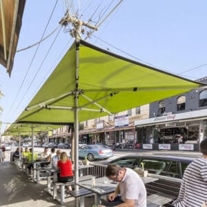 3.5m Offset Centre Post Parasol - Nova