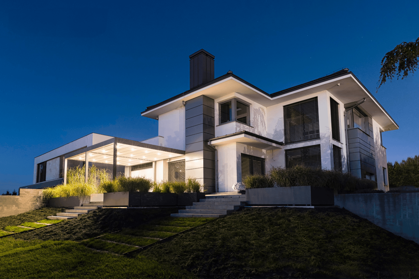 5m x 3m Rectangular Free Standing Cubic Retractable Roof Pergola