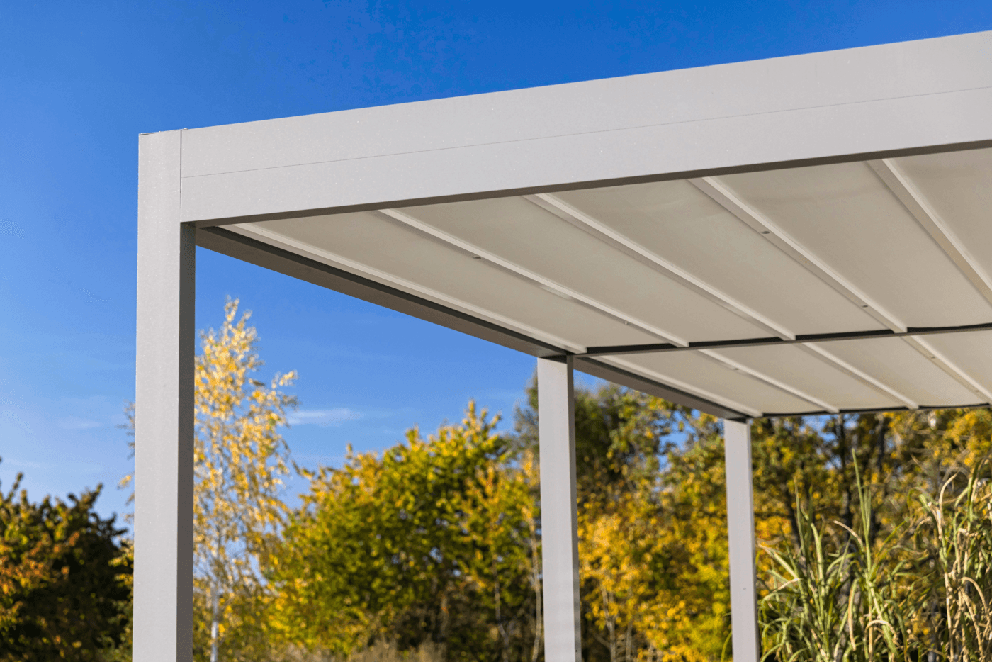 5m x 3m Rectangular Free Standing Cubic Retractable Roof Pergola