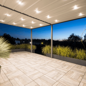 5m x 3m Rectangular Free Standing Cubic Retractable Roof Pergola