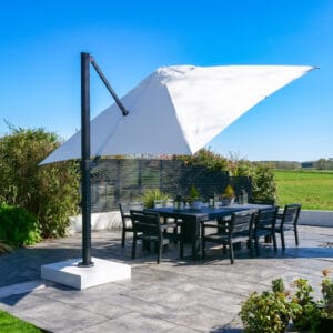 Eclipse-3.5m-Square-White-06 - Compressed 3.5m Square Cantilever Parasol - Eclipse