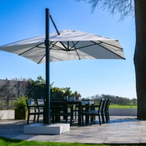 Eclipse-3.5m-Square-White-14 - Compressed 3.5m Square Cantilever Parasol - Eclipse