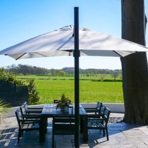 Eclipse-3.5m-Square-White-15 - Compressed 3.5m Square Cantilever Parasol - Eclipse