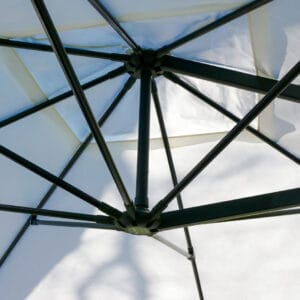 Eclipse-3.5m-Square-White-22 - Compressed 3.5m Square Cantilever Parasol - Eclipse