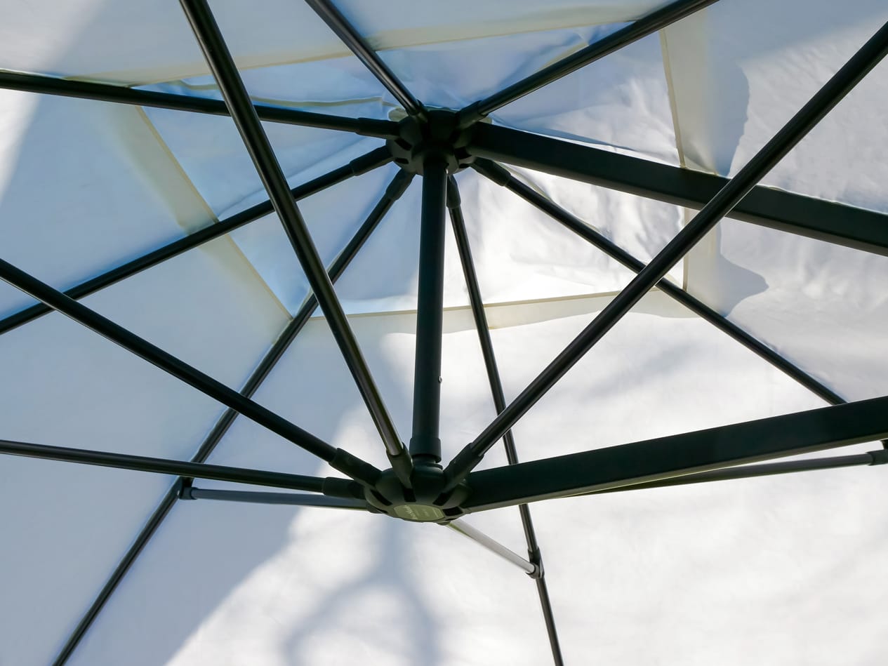 Eclipse-3.5m-Square-White-22 - Compressed 3.5m Square Cantilever Parasol - Eclipse