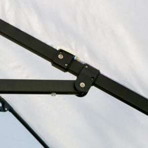 Eclipse-3.5m-Square-White-23 - Compressed 3.5m Square Cantilever Parasol - Eclipse