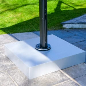 Eclipse-3.5m-Square-White-24 - Compressed 3.5m Square Cantilever Parasol - Eclipse