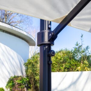 Eclipse-3.5m-Square-White-35 - Compressed 3.5m Square Cantilever Parasol - Eclipse