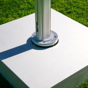 3m Square Cantilever Parasol - Eclipse