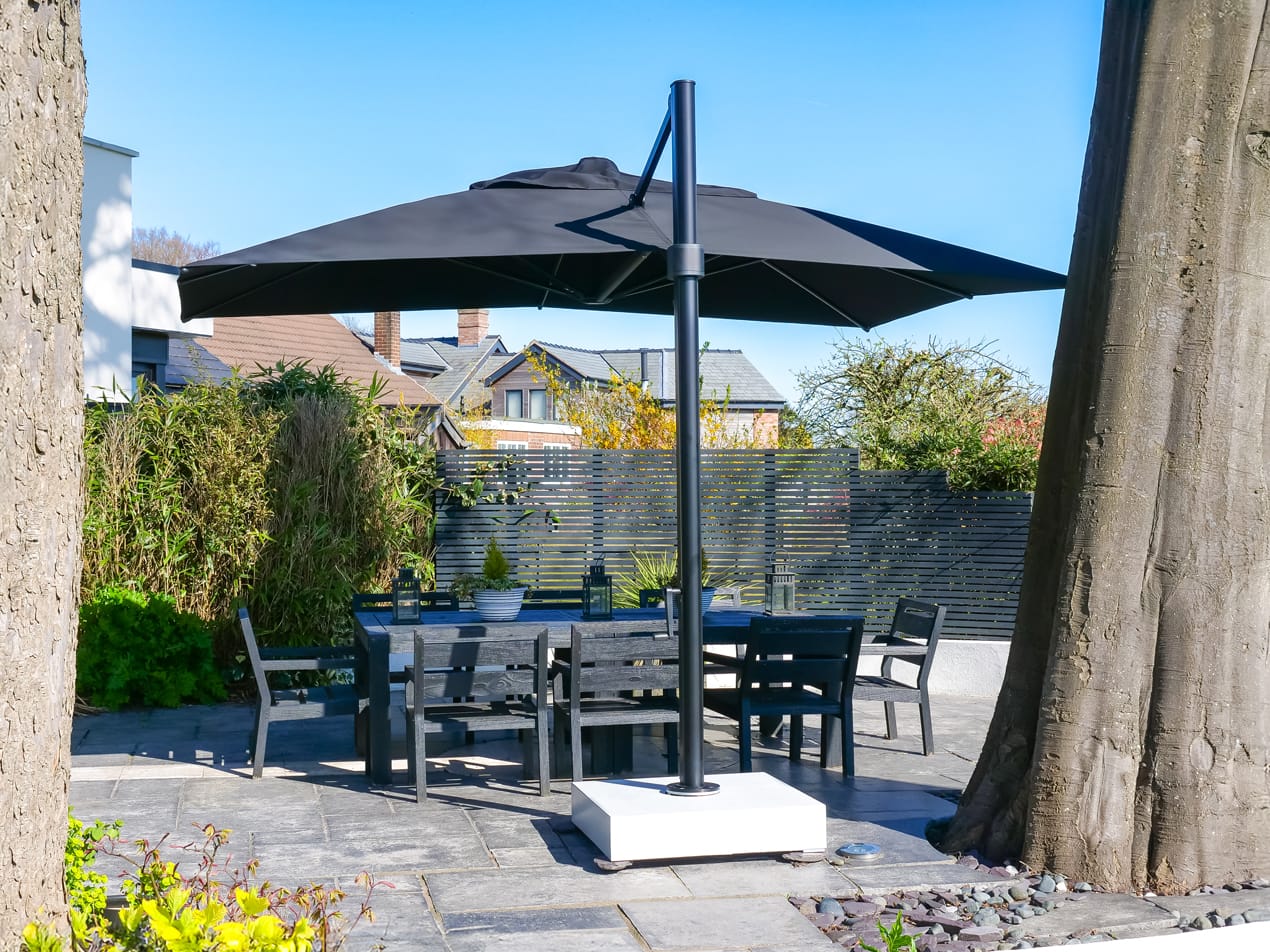 4m x 3m Rectangular Cantilever Parasol - Eclipse