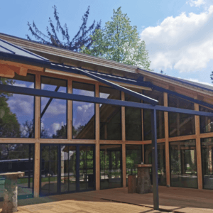 6m x 6m Square Wall Mounted Elegancy Retractable Roof Pergola