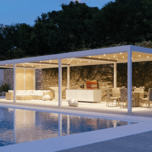7m x 7m Square Free Standing Technic Pergola