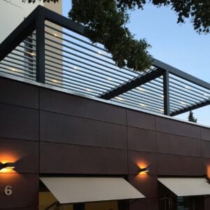 7m x 7m Square Free Standing Technic Pergola