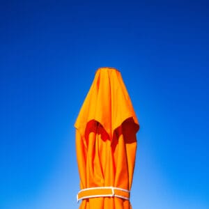 2m Square Cafe Series – Aluminium Parasol