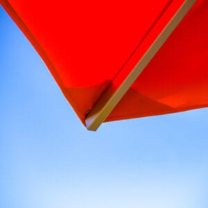 2m Square Cafe Series – Aluminium Parasol