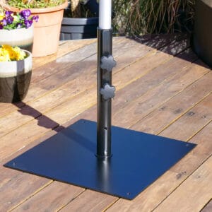 2m Square Cafe Series – Aluminium Parasol