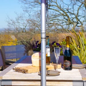 2m Square Cafe Series – Aluminium Parasol