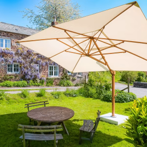 4m x 3m Rectangular Cantilever Parasol - Eclipse
