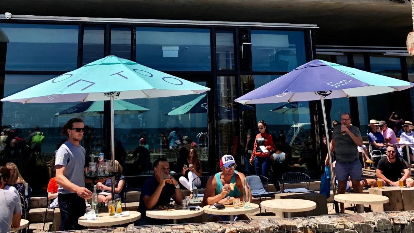 2.8m Printed Octagonal Cafe Series – Aluminium Parasol