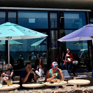 2.8m Printed Octagonal Cafe Series – Aluminium Parasol