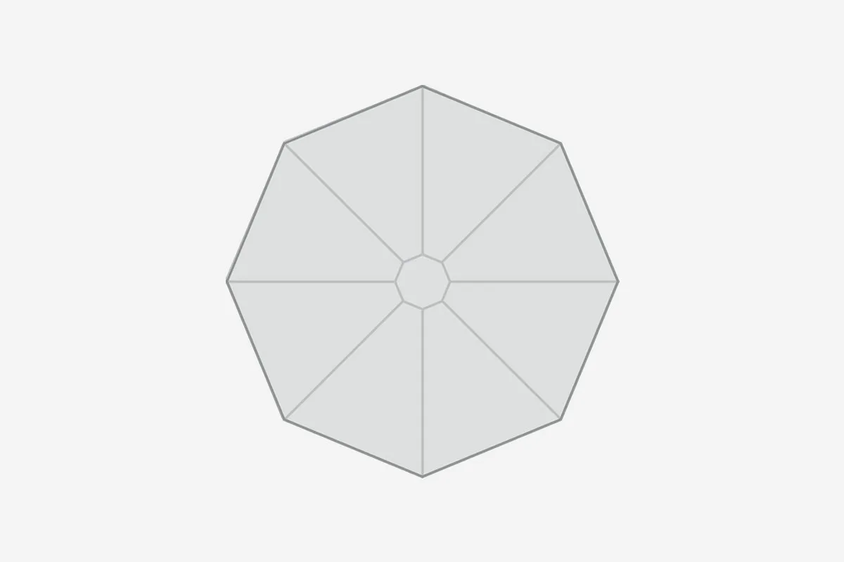 2.8m Octagonal Canopy