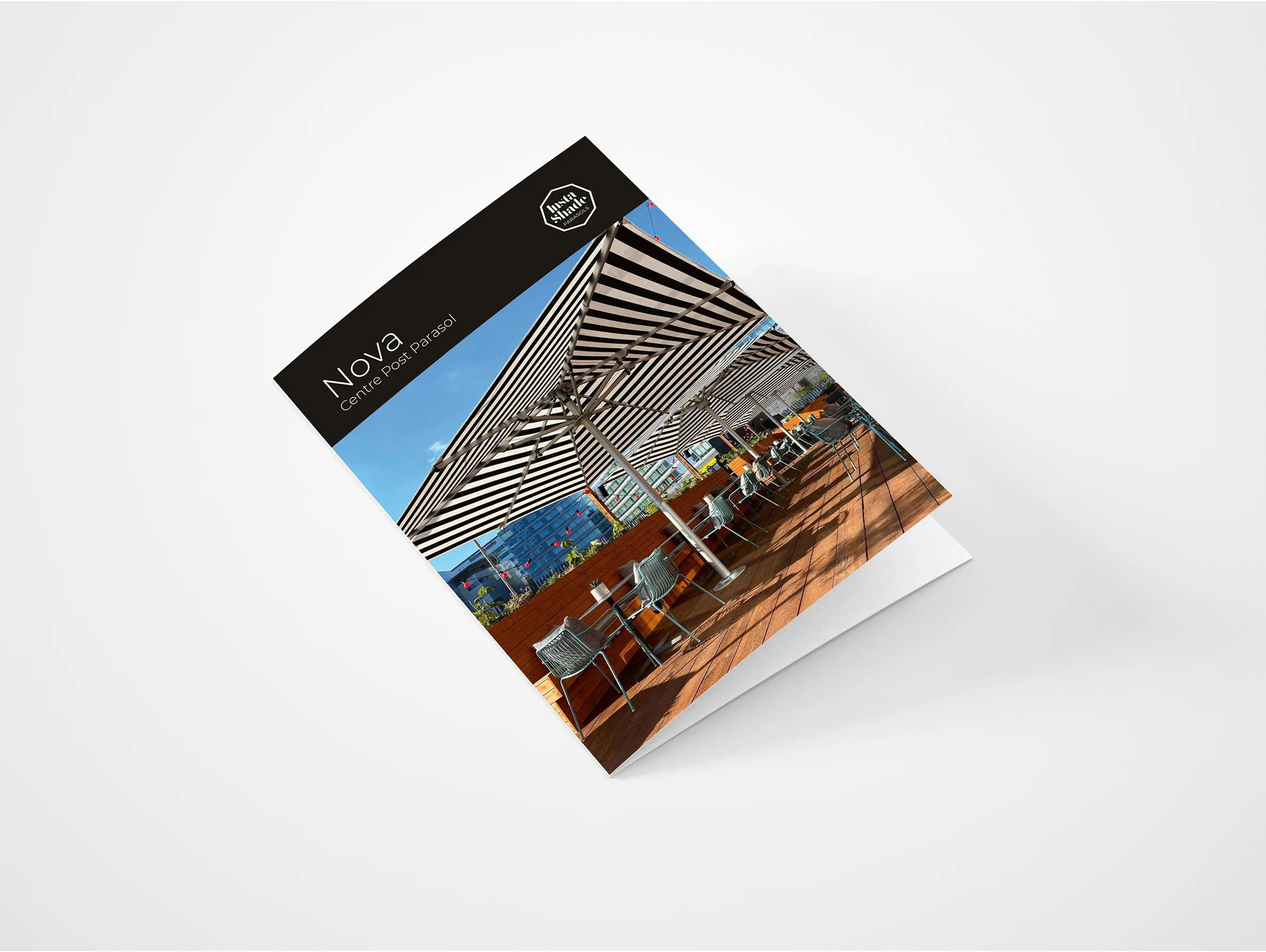 Nova Parasol A5 Brochure by Instashade