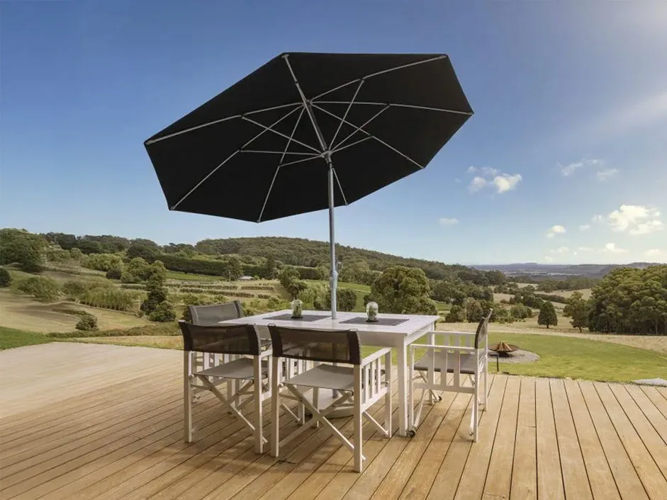 Monterey-2.7m-Octagonal-Parasol-01 Monterey 2.7m Octagonal Centre Post Parasol with Auto-Tilt
