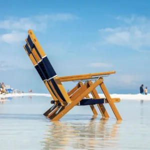 Oakwood-Deck-Chair-Beach-Setup Oakwood Premium Deckchair